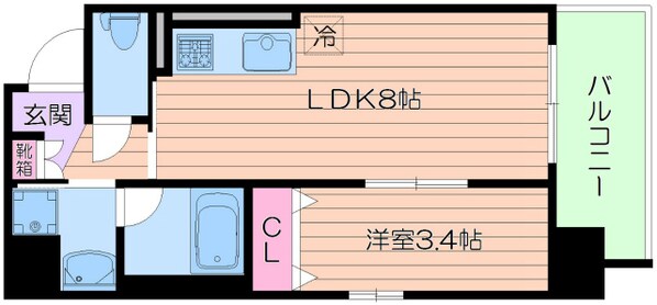 Le・CIEL天王寺の物件間取画像